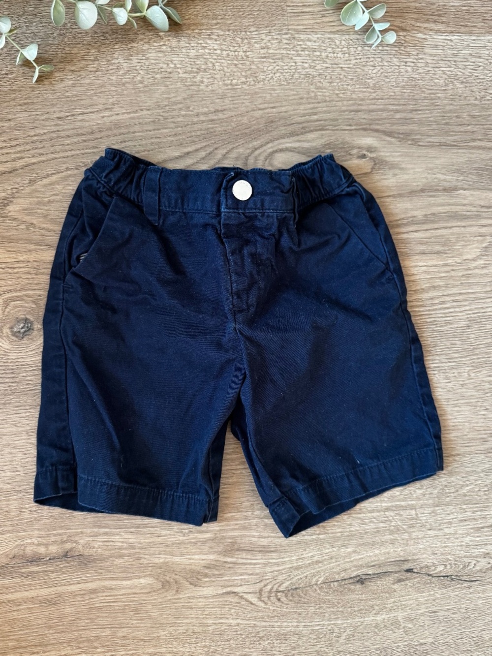 Jacadi Paris Boys Navy Cotton Chino Shorts Size 24M / 88cm